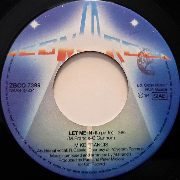 Mike Francis : Let Me In (7")