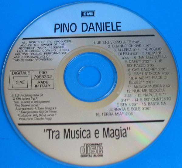Pino Daniele : Tra Musica E Magia (CD, Comp, RE)