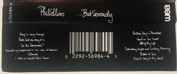 Phil Collins : ...But Seriously (Cass, Album)