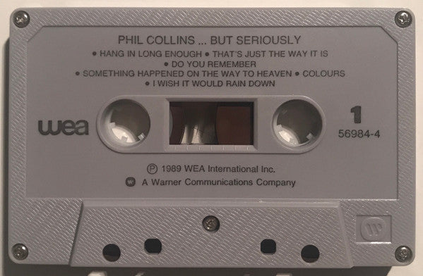 Phil Collins : ...But Seriously (Cass, Album)