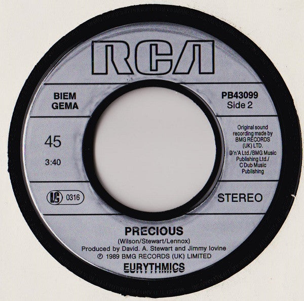 Eurythmics : Revival (7", Single)