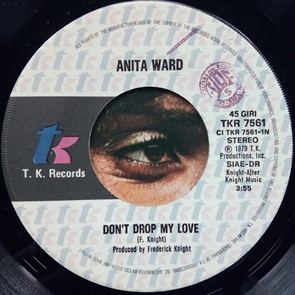 Anita Ward : Don't Drop My Love (7", Single)