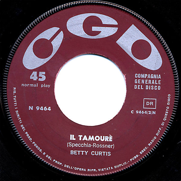 Betty Curtis : Wini Wini  (7")