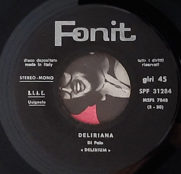 Delirium (5) : Canto Di Osanna  (7")