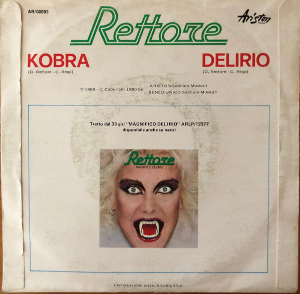 Rettore : Kobra / Delirio (7", Single)