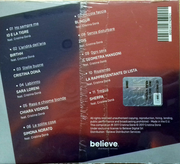 Cristina Donà : Tregua 1997-2017 Stelle Buone (CD)
