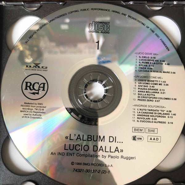 Lucio Dalla : L'Album Di Lucio Dalla (2xCD, Comp, RE)