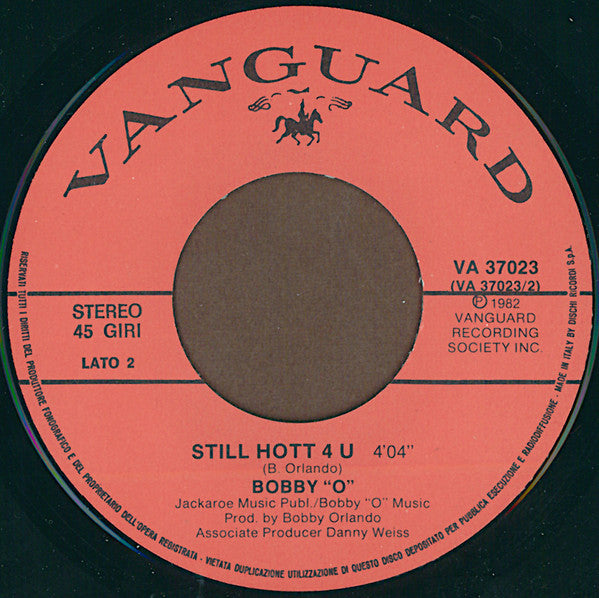 Bobby Orlando : I'm So Hot For You (7")