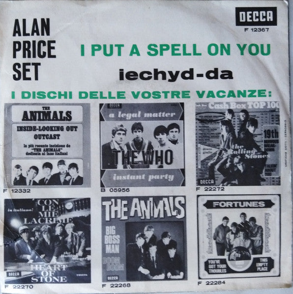 The Alan Price Set : I Put A Spell On You (7")