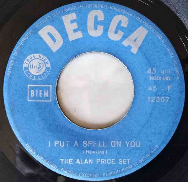 The Alan Price Set : I Put A Spell On You (7")