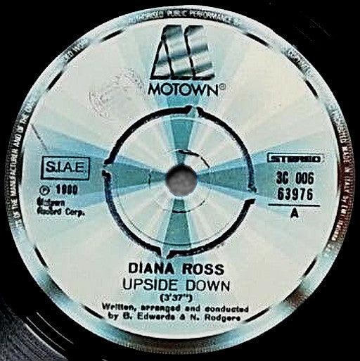 Diana Ross : Upside Down (7", Single, Pus)