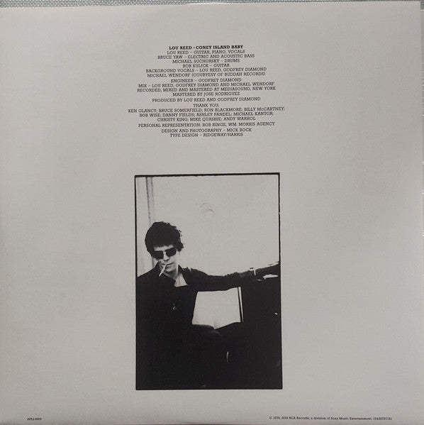 Lou Reed : Coney Island Baby (LP, Album, RE, RM, Whi)