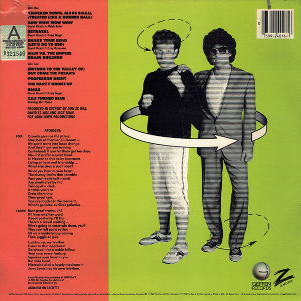 Was (Not Was) : Born To Laugh At Tornadoes (LP, Album, Spe)