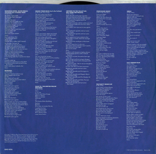 Was (Not Was) : Born To Laugh At Tornadoes (LP, Album, Spe)