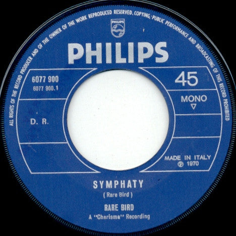 Rare Bird : Sympathy (7", Mono)