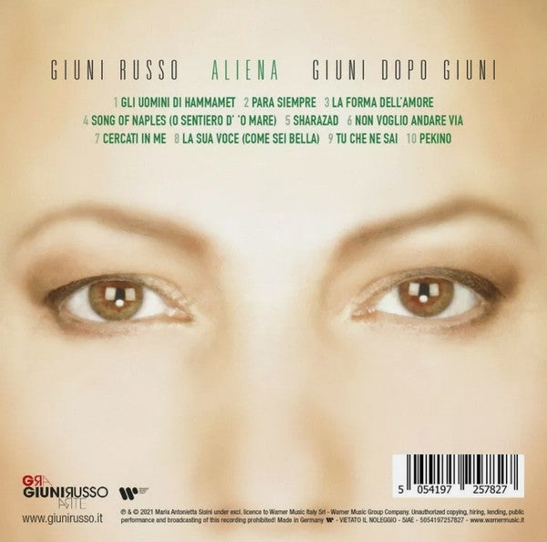 Giuni Russo : Aliena (Giuni Dopo Giuni) (CD, Album)