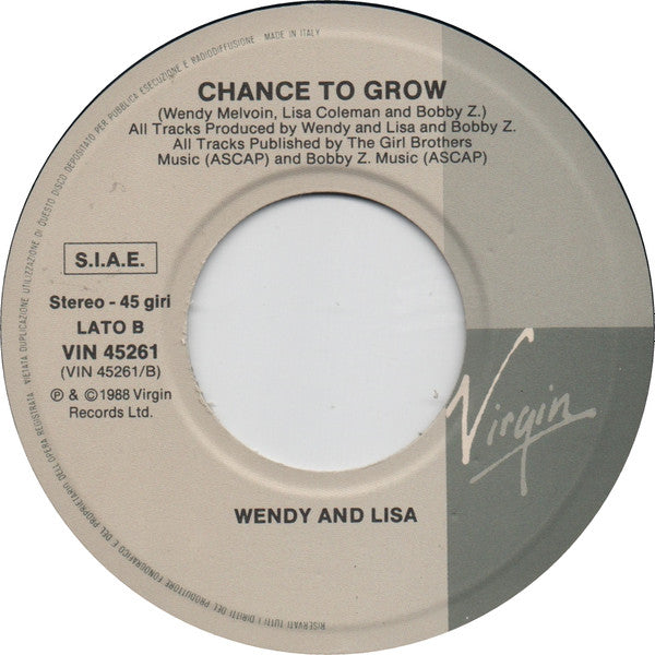 Wendy & Lisa : Sideshow (7", Single)