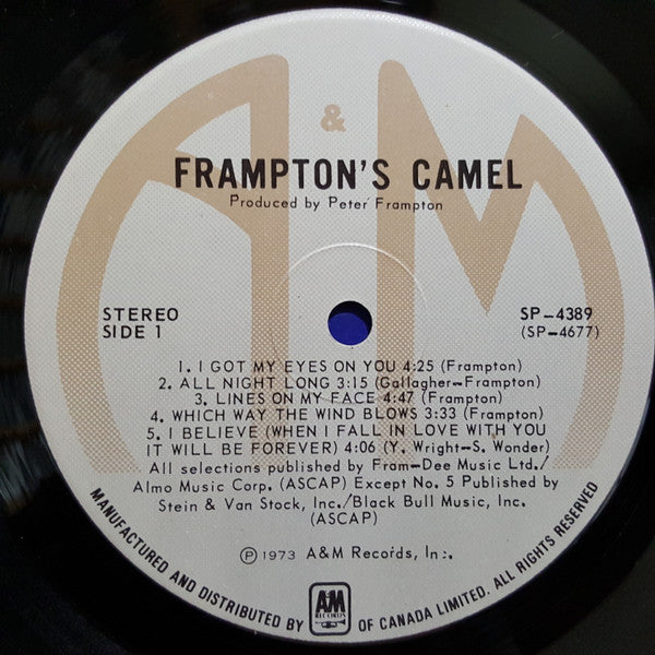 Frampton's Camel : Frampton's Camel (LP, Album, RE)