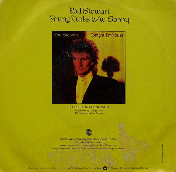 Rod Stewart : Young Turks (7", Single)