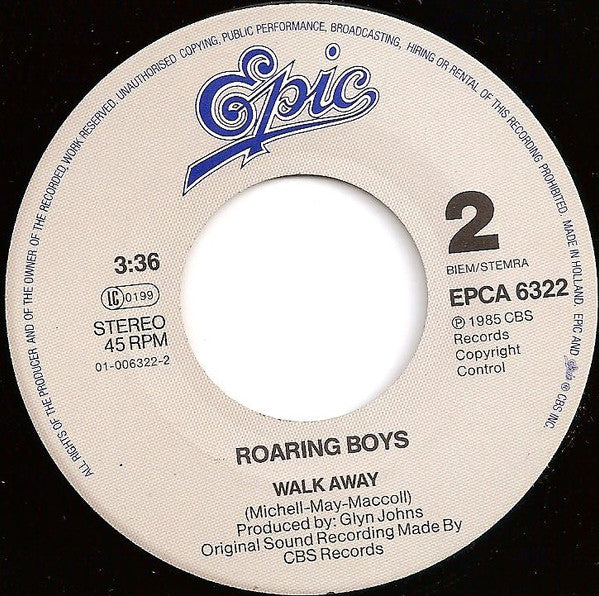 Roaring Boys : House Of Stone (7")