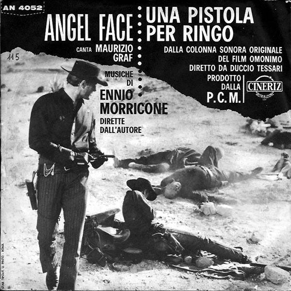 Ennio Morricone : Angel Face / Una Pistola Per Ringo (Colonna Sonora Originale) (7", Mono)
