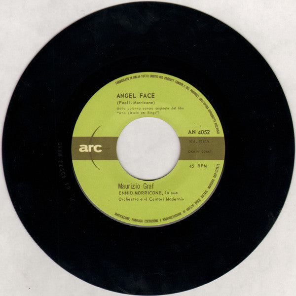 Ennio Morricone : Angel Face / Una Pistola Per Ringo (Colonna Sonora Originale) (7", Mono)