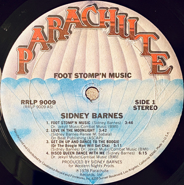 Sidney Barnes : Foot Stompin' Music (LP, Album)