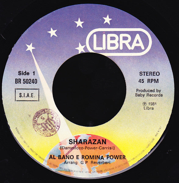 Al Bano & Romina Power : Sharazan (7")