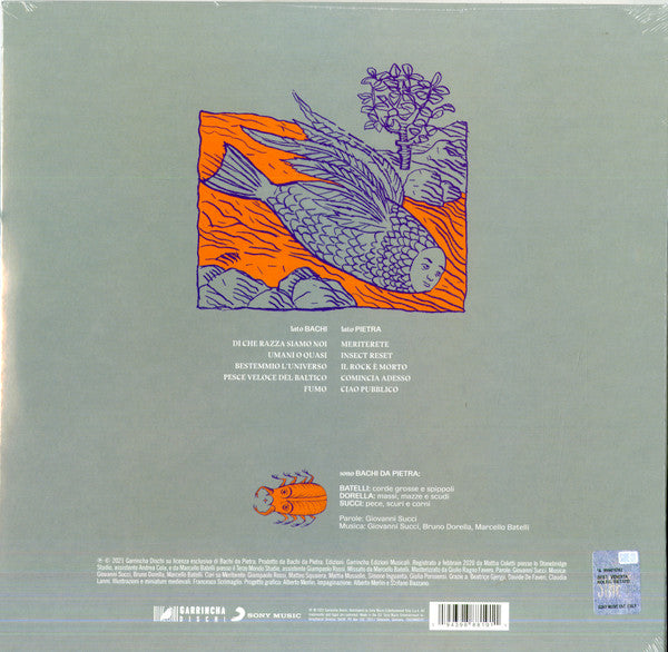 Bachi Da Pietra : Reset (LP, Album, Ora)
