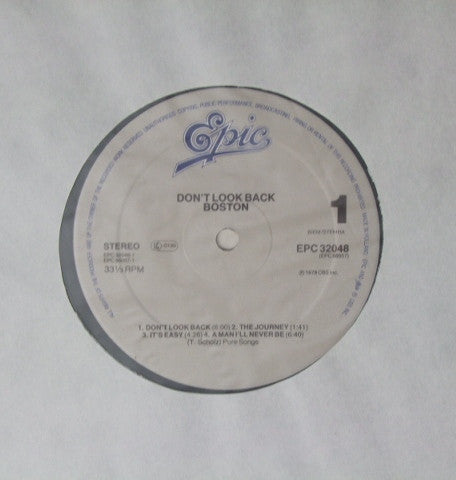 Boston : Don't Look Back (LP, Album, RE)