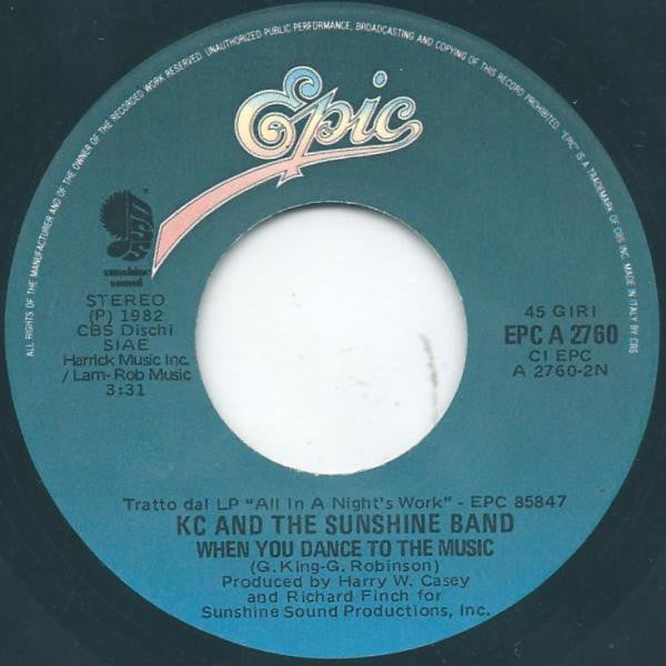 KC & The Sunshine Band : (You Said) You'd Gimme Some More  (7")