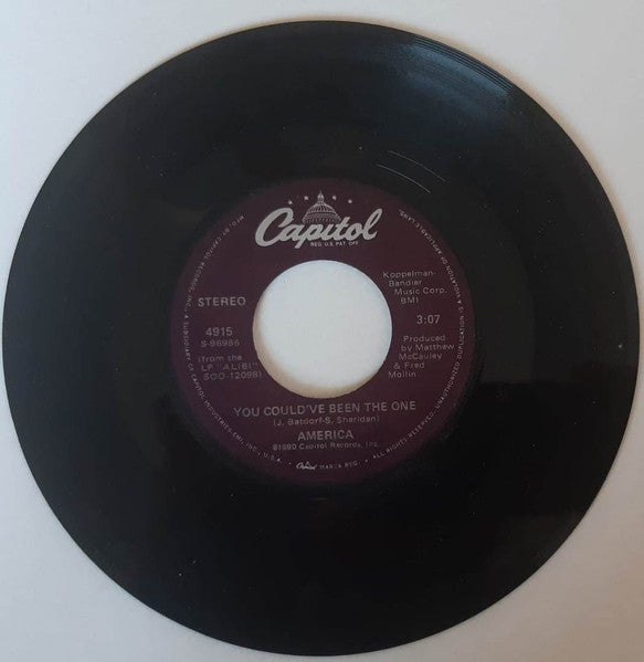 America (2) : Catch That Train / You Could've Been The One (7")