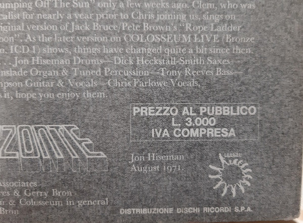Colosseum : The Collectors Colosseum (LP, Comp, RE)