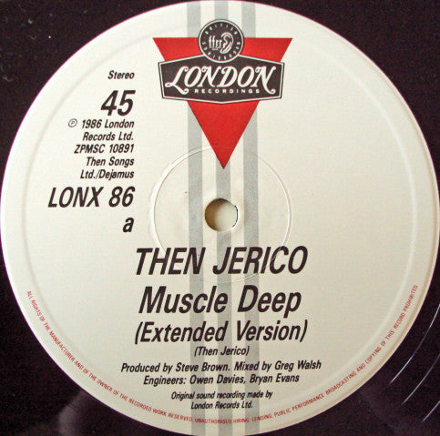 Then Jerico : Muscle Deep (Extended Version) (12")