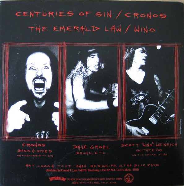 Probot : Centuries Of Sin (7", Single, Ltd, Red)
