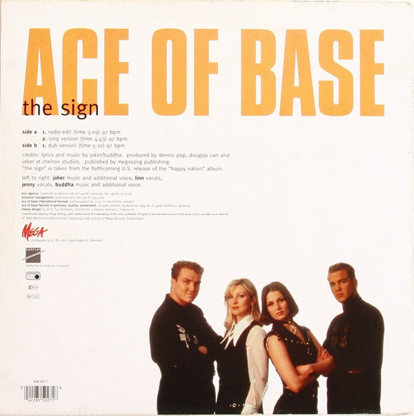 Ace Of Base : The Sign (12", Single)