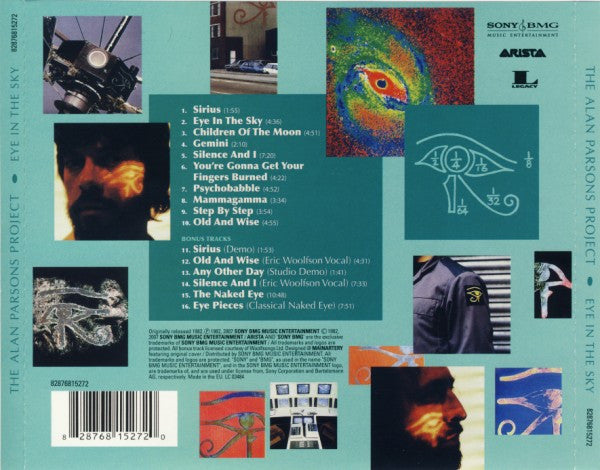The Alan Parsons Project : Eye In The Sky (CD, Album, RE, RM, 25t)
