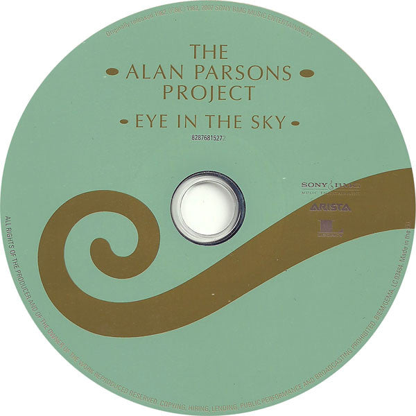 The Alan Parsons Project : Eye In The Sky (CD, Album, RE, RM, 25t)