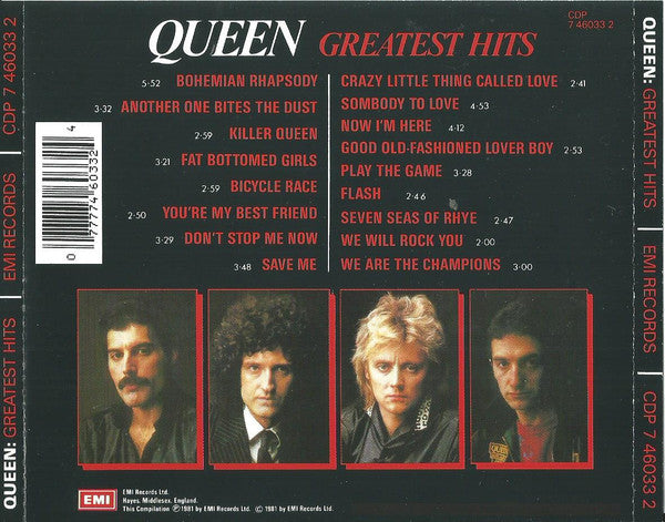 Queen : Greatest Hits (CD, Comp)