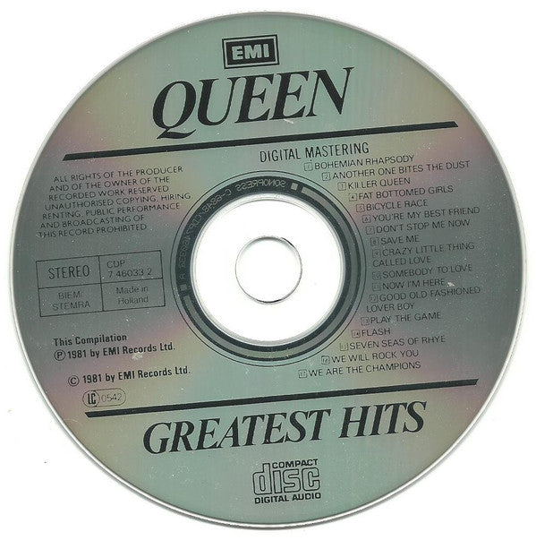 Queen : Greatest Hits (CD, Comp)