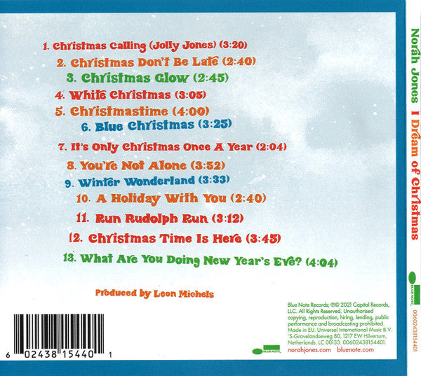 Norah Jones : I Dream Of Christmas (CD, Album)