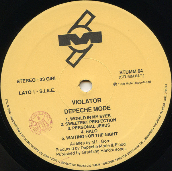 Depeche Mode : Violator (LP, Album)