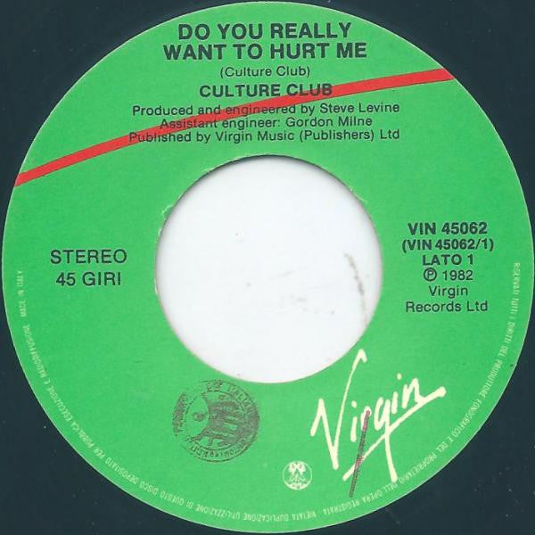 Culture Club : Do You Really Want To Hurt Me (7", Single)