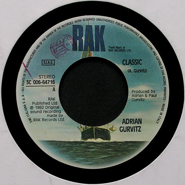 Adrian Gurvitz : Classic (7", Single)