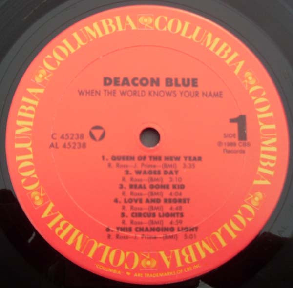 Deacon Blue : When The World Knows Your Name (LP, Album)