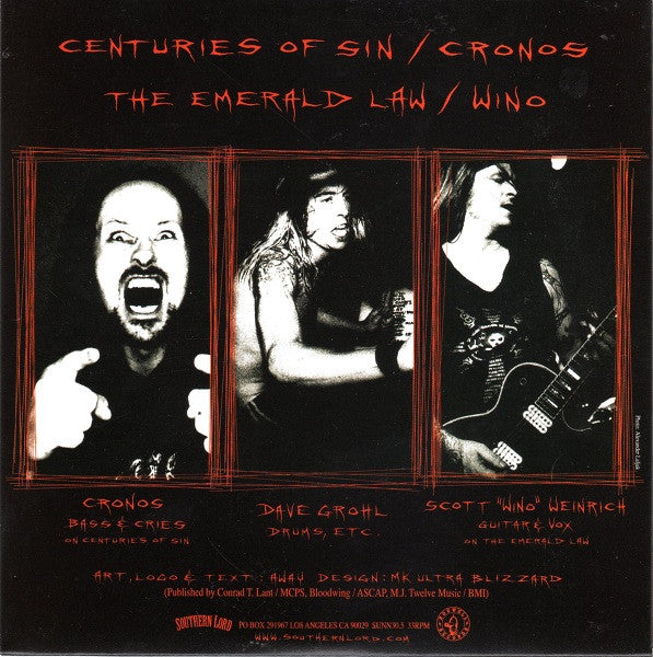 Probot : Centuries Of Sin (7", Single, Ltd, Red)