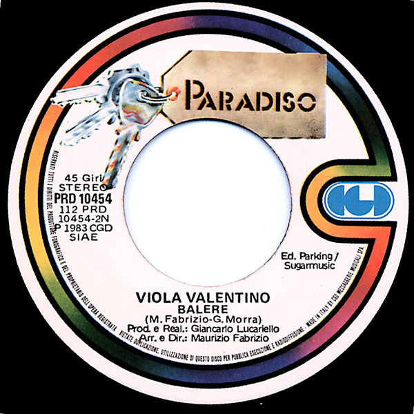 Viola Valentino : Arriva Arriva (7")