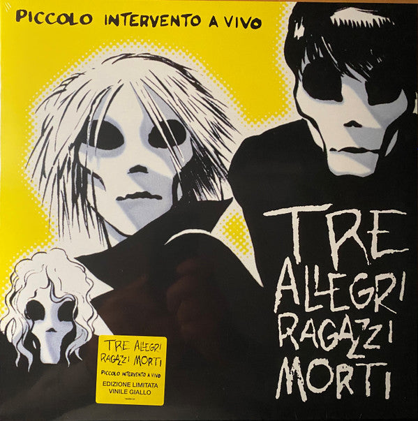 Tre Allegri Ragazzi Morti : Piccolo Intervento A Vivo (LP, Album, Ltd, yel)