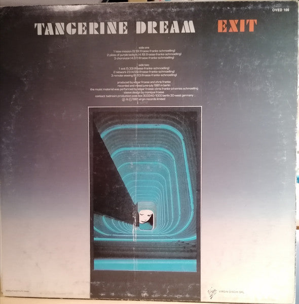 Tangerine Dream : Exit (LP, Album)