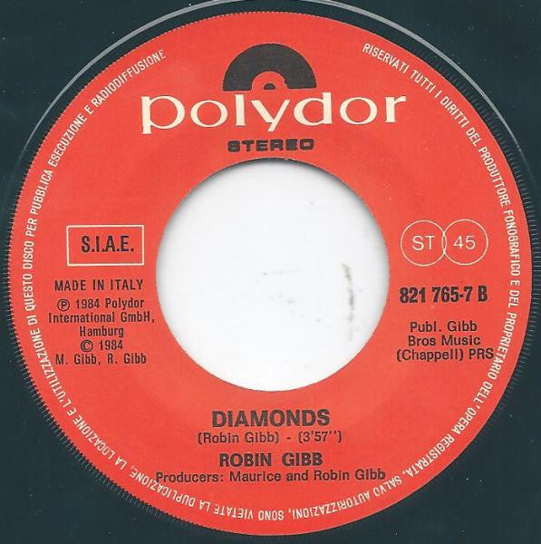 Robin Gibb : Boys Do Fall In Love (7")